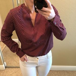 Michael Kors Polka Dot Blouse